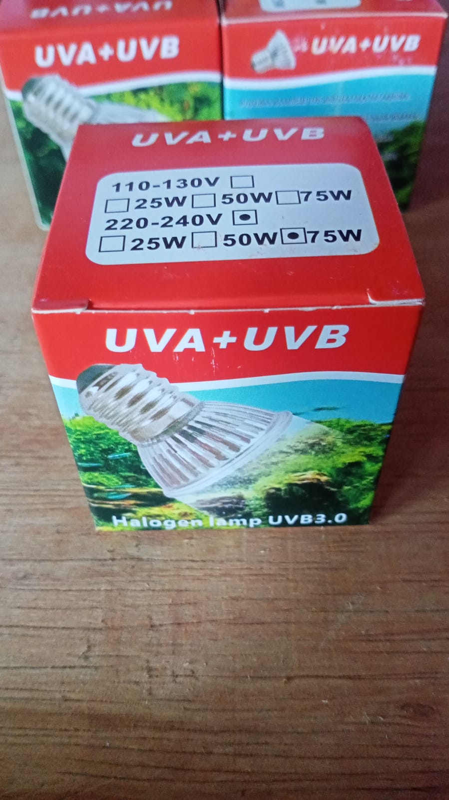 75 W LAMPU UVA UVB